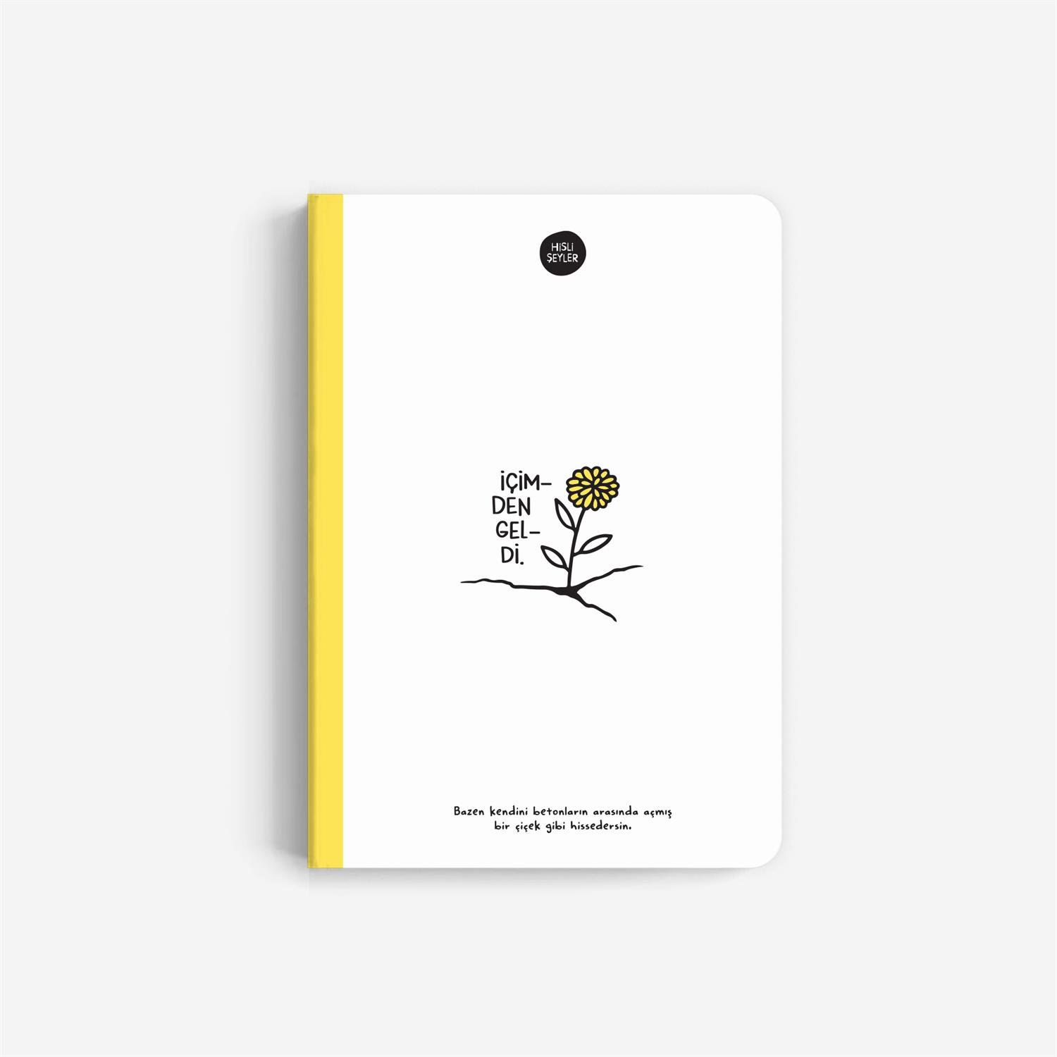 Hisli Şeylerİçimden Geldi Renkli Sayfalı Defter 