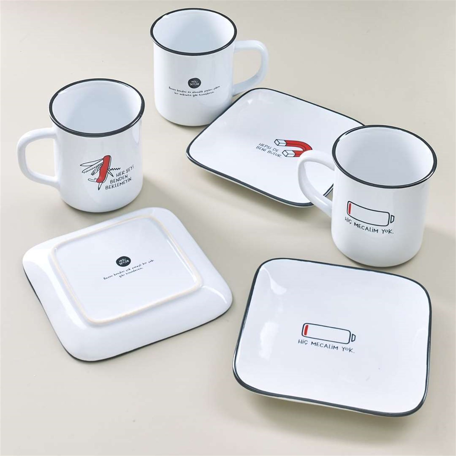 Hisli ŞeylerMecalim Yok Tabak