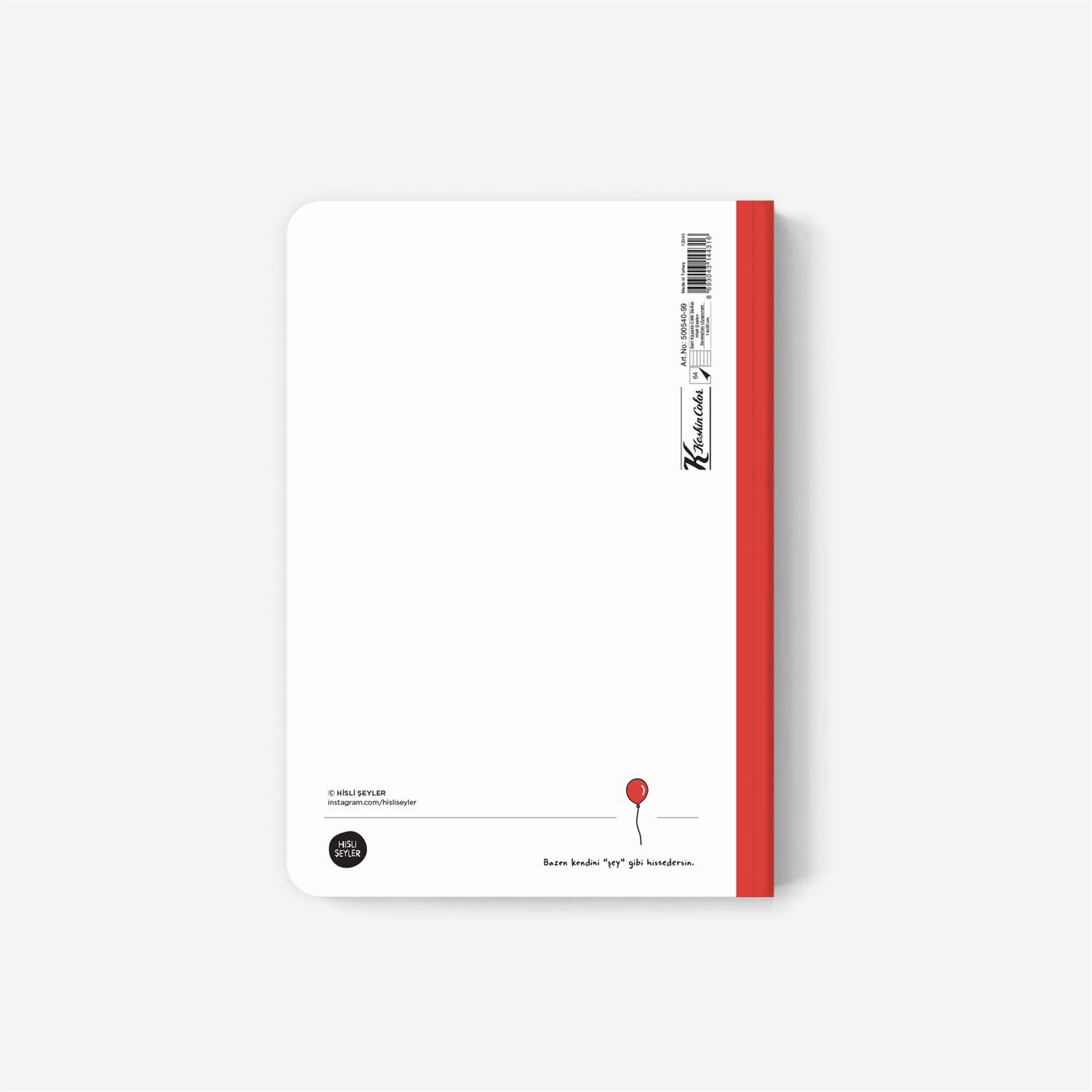 Hisli ŞeylerSevinçten Uçuyorum Sert Kapaklı Defter