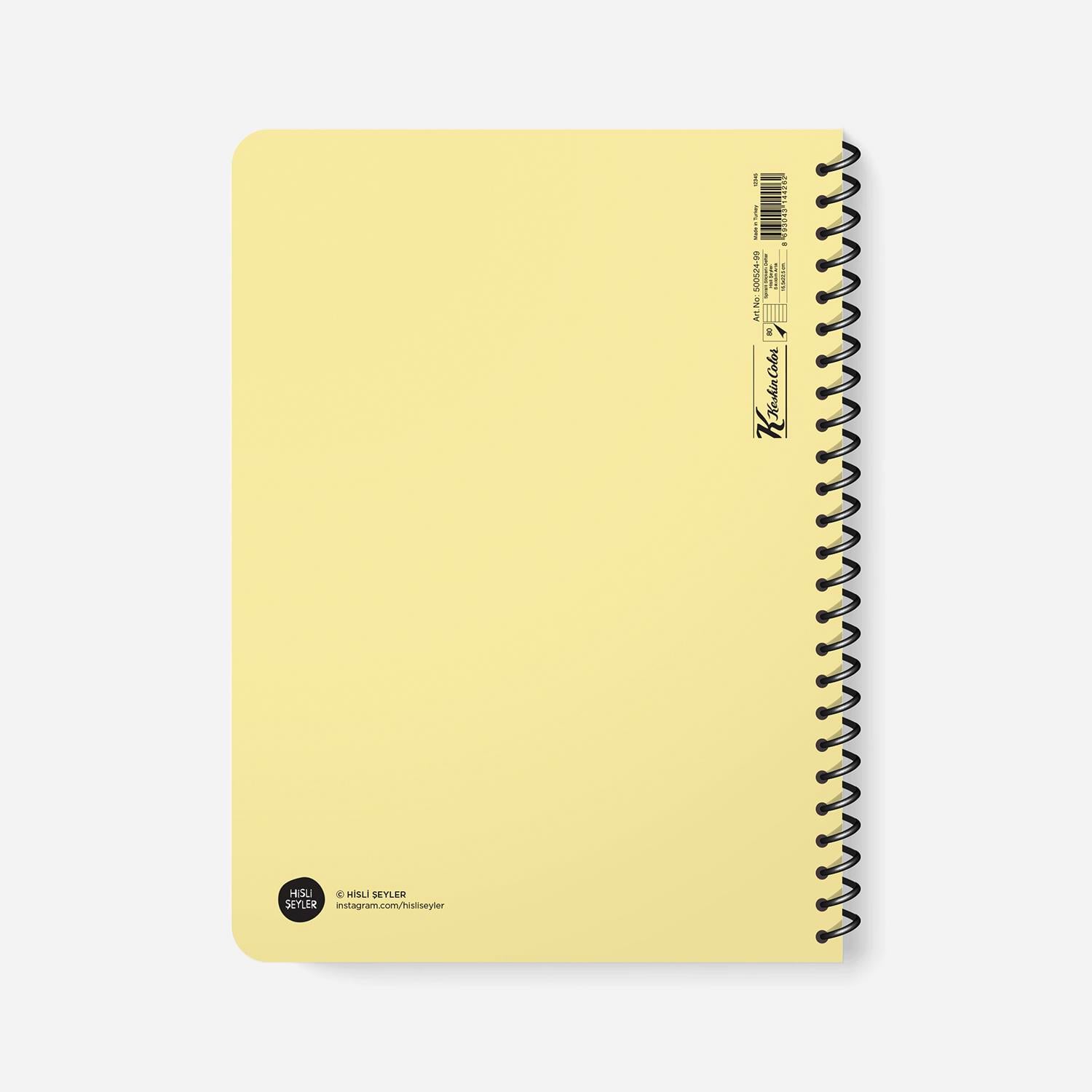 Hisli ŞeylerSıkıldım Artık Spiralli Defter