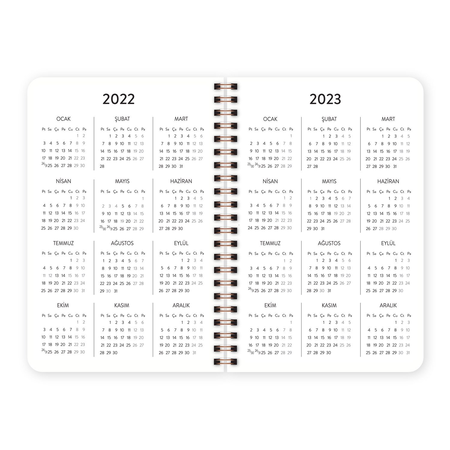 Hisli ŞeylerZaten Dolmuşum 2022 Haftalık Ajanda
