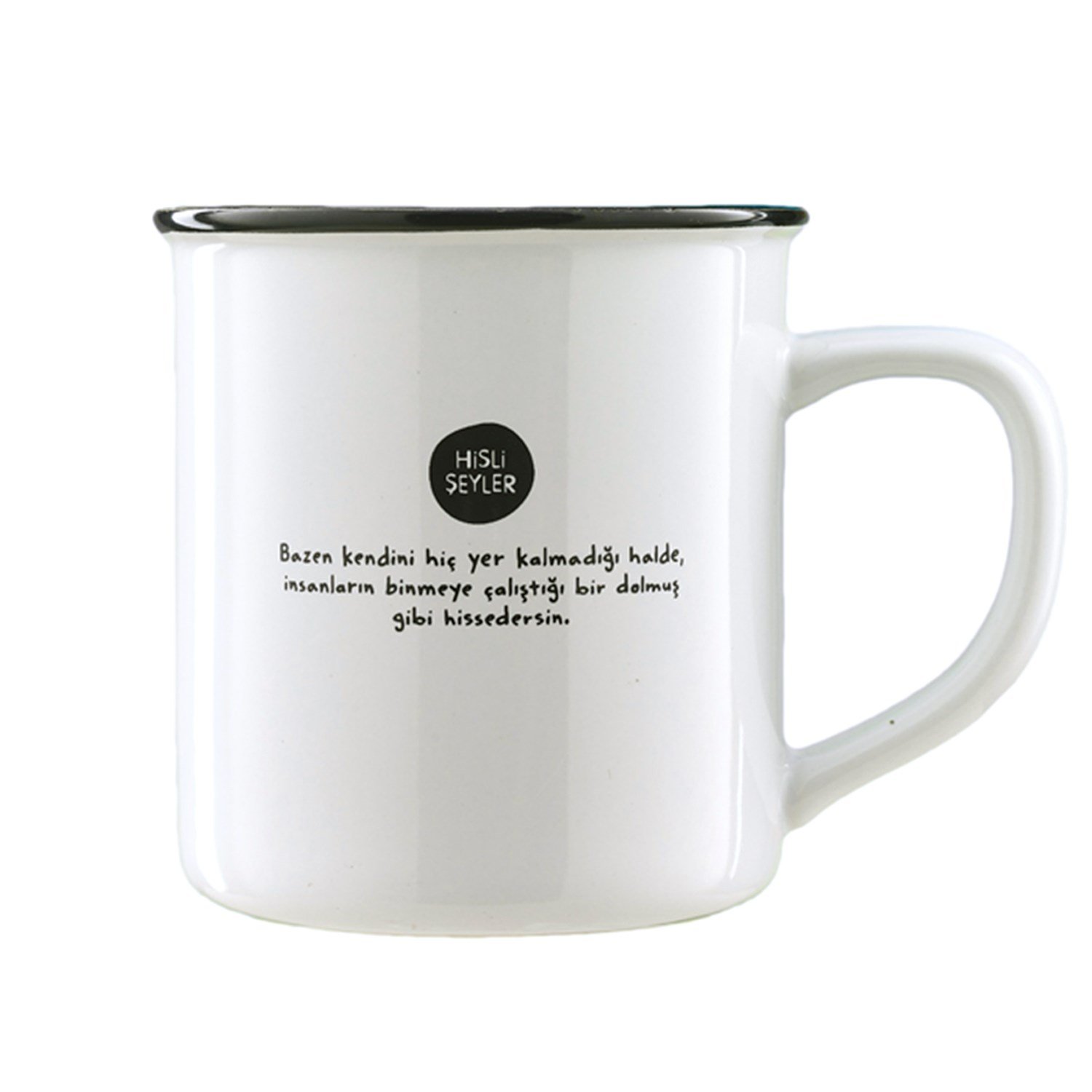 Hisli ŞeylerZaten Dolmuşum Büyük Kupa