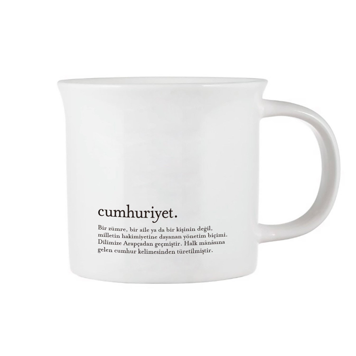 Lûgat365Cumhuriyet Porselen Kupa