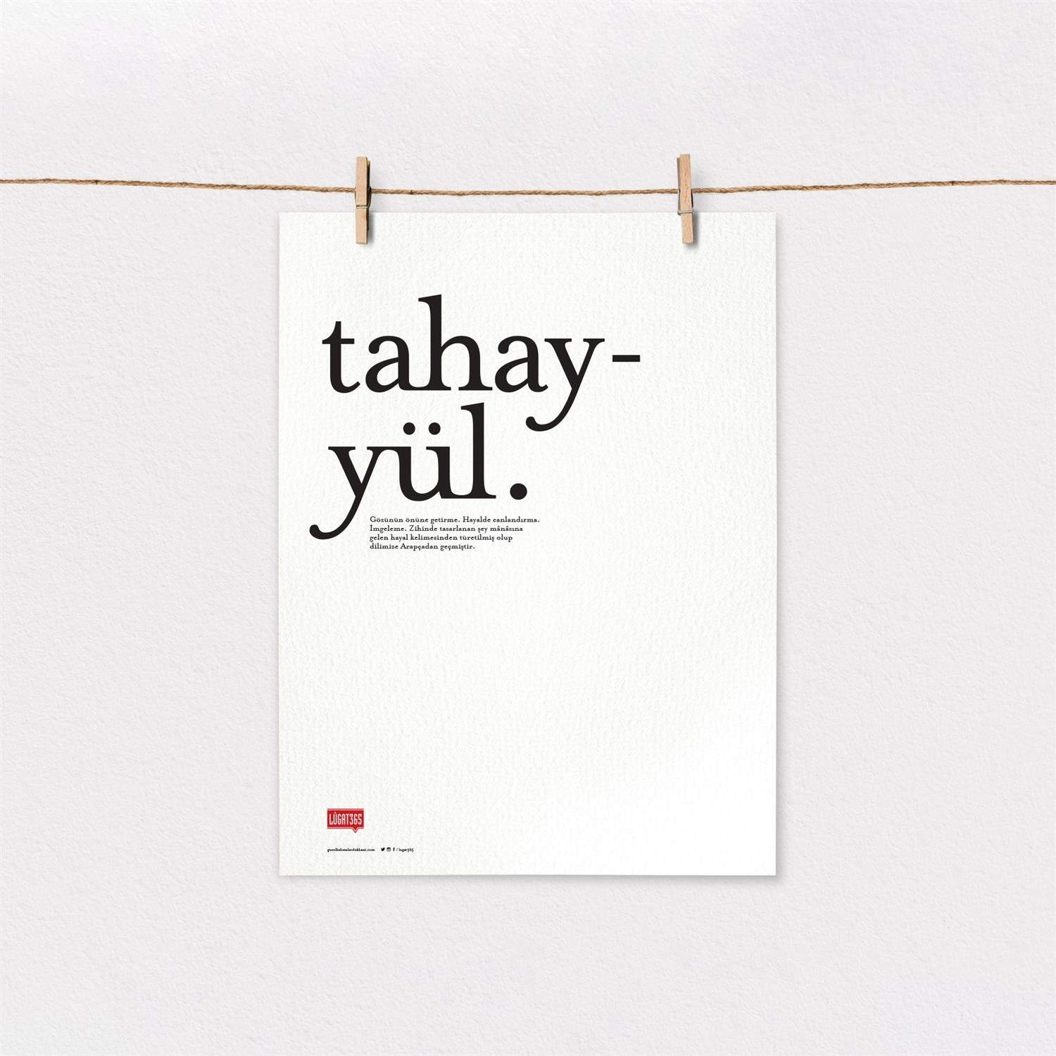 Lûgat365Tahayyül Poster
