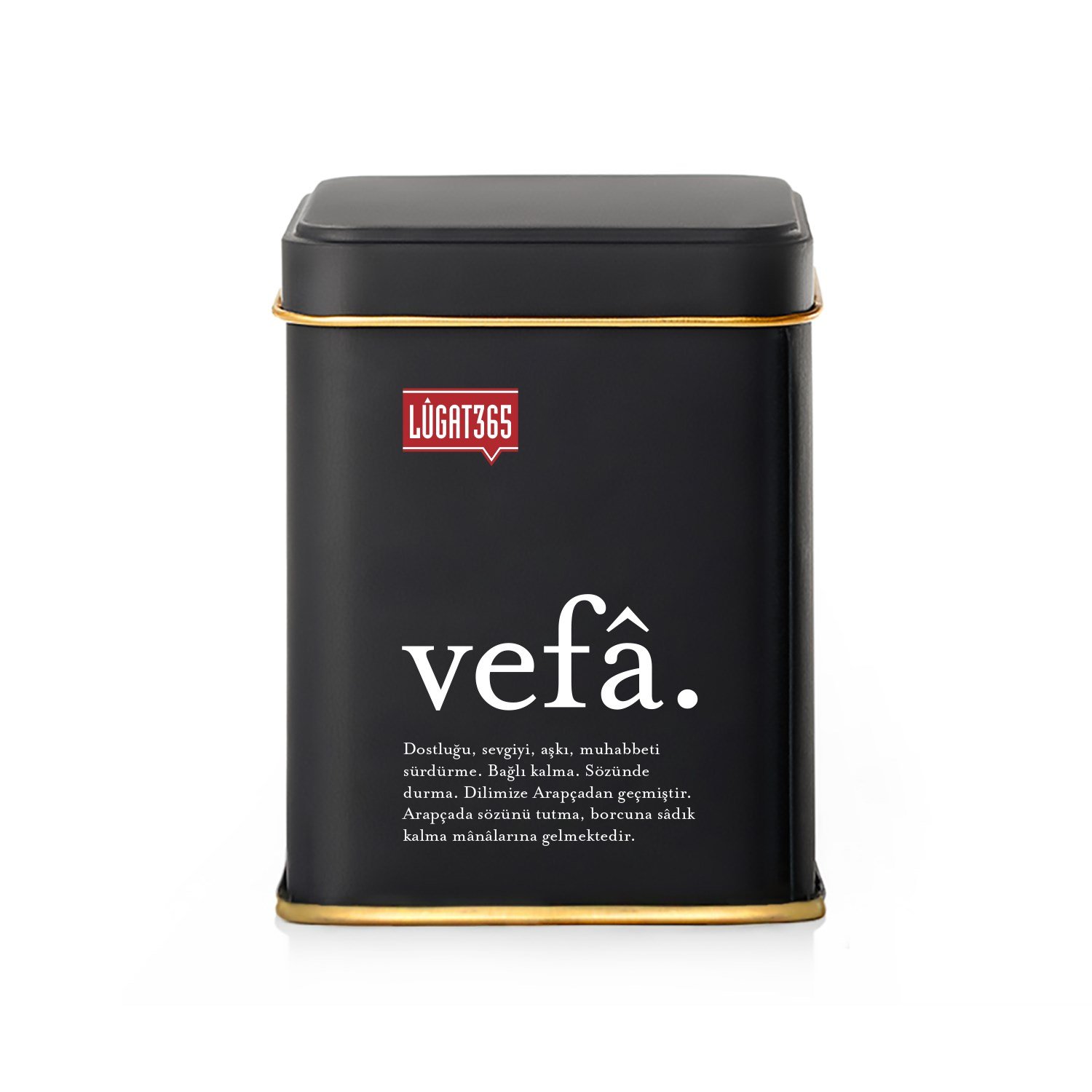 Lûgat365Vefâ Kahve Saklama Kutusu