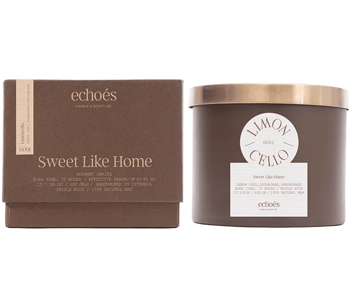 SevdiklerimizEchoes | Limoncello Büyük Boy Mum