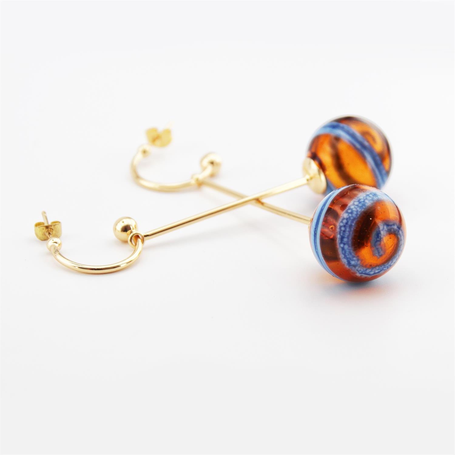 SevdiklerimizHande Erbük | Spiral Balon Küpe