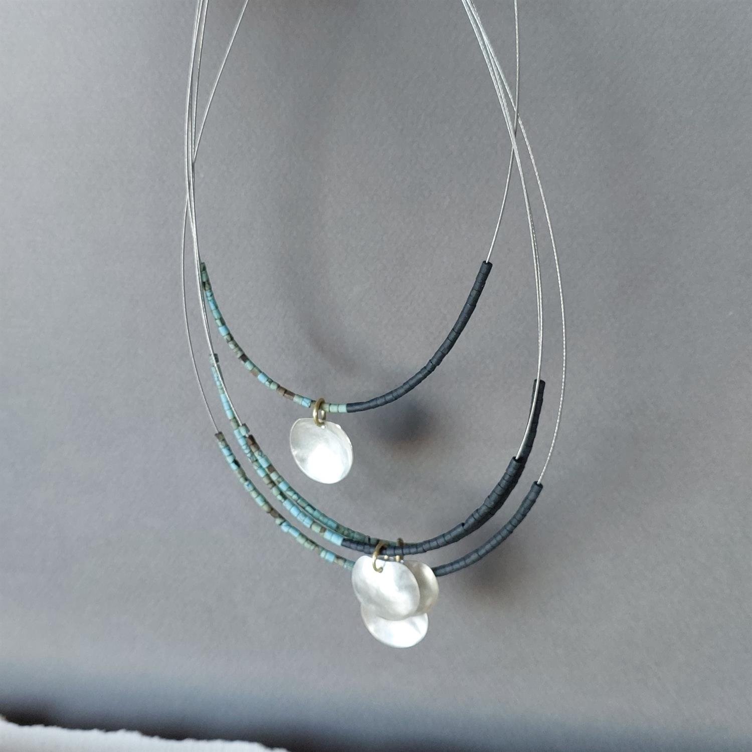 SevdiklerimizPOJWoman | Dolunay Düş Yakamdan Firuze Kolye