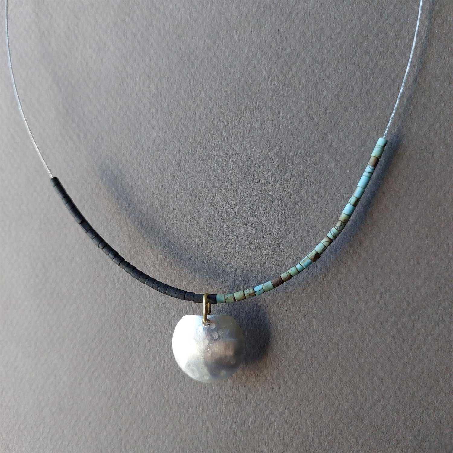 SevdiklerimizPOJWoman | Dolunay Düş Yakamdan Firuze Kolye