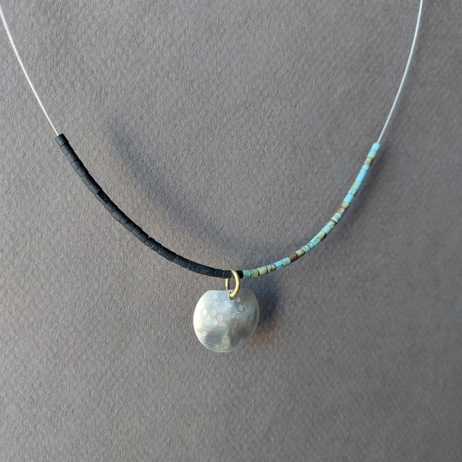 SevdiklerimizPOJWoman | Dolunay Düş Yakamdan Firuze Kolye