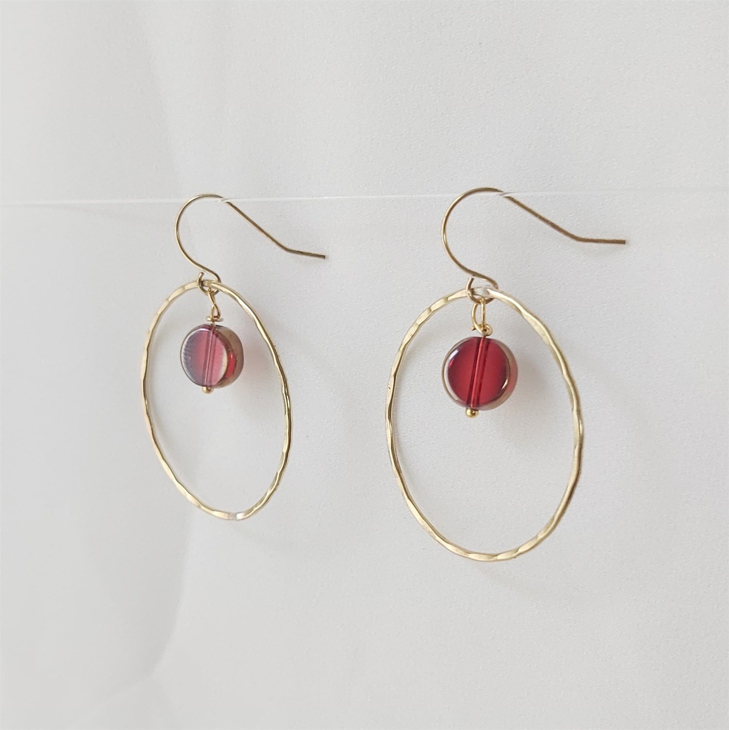 SevdiklerimizPOJWoman | Kırmızı Sallantılı Halka Küpe