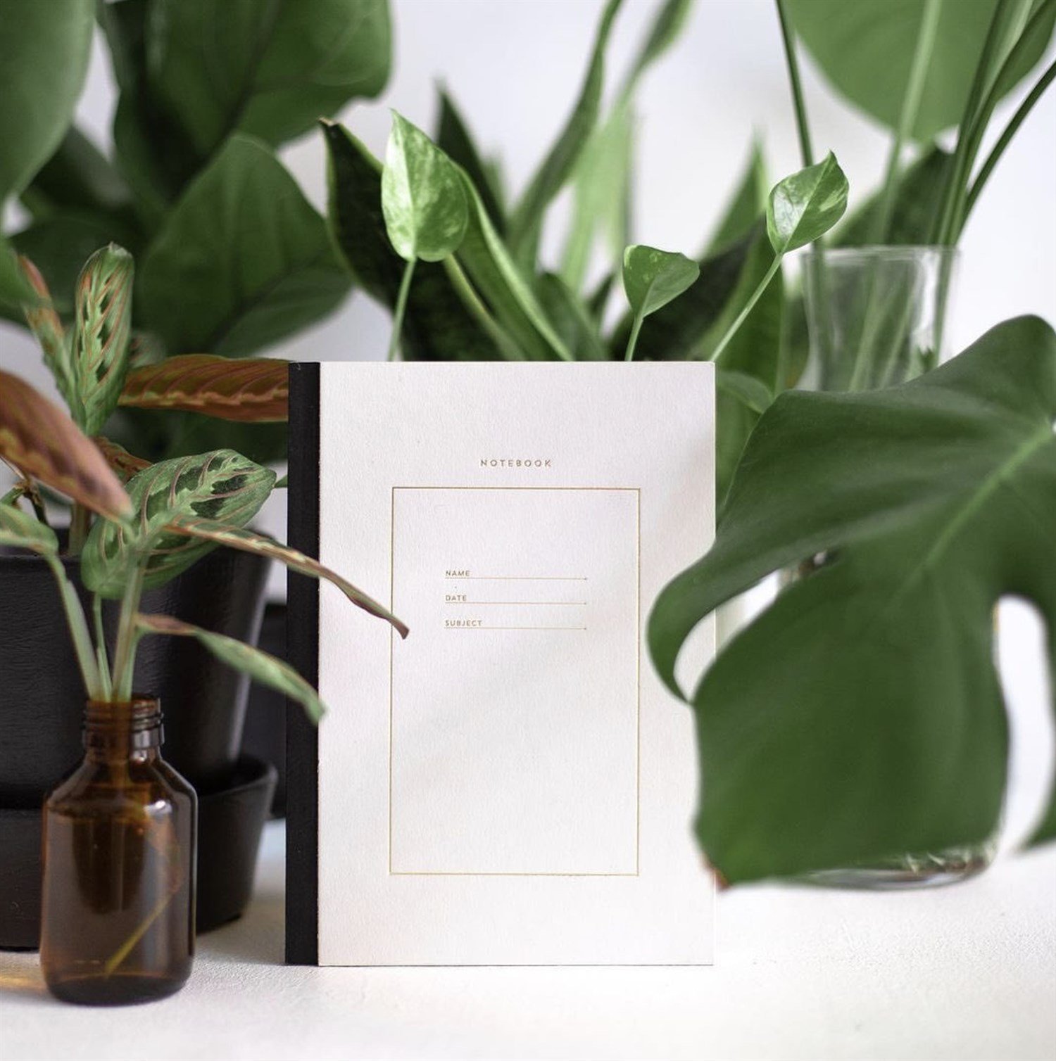 SevdiklerimizStudio Mottos | Sert Kapaklı Defter - Beyaz