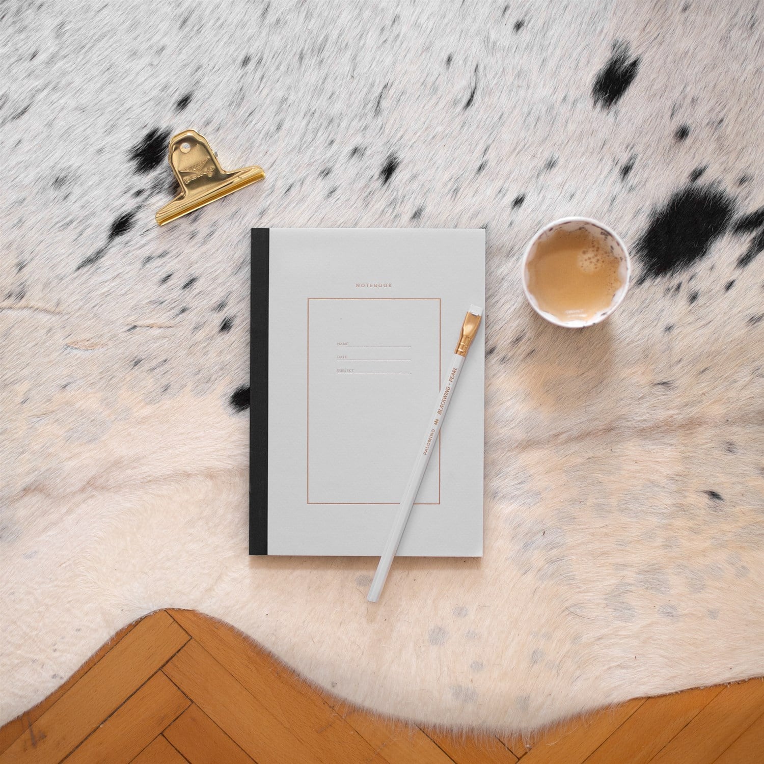 SevdiklerimizStudio Mottos | Sert Kapaklı Defter - Beyaz