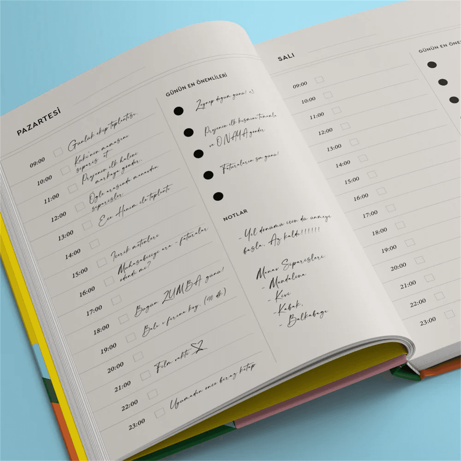 SevdiklerimizThe Magger | Çok Amaçlı Defter Plan