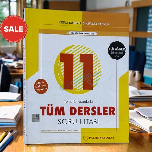 11.sınıf Eşit Ağırlık Tüm Dersler Soru Kitabı Palme Yayınevi