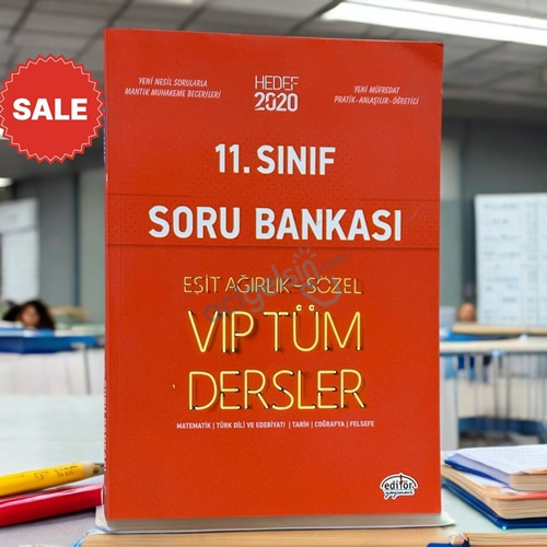 11.sınıf Eşit Ağırlık Sözel Tüm Dersler Soru Editör Yayınları