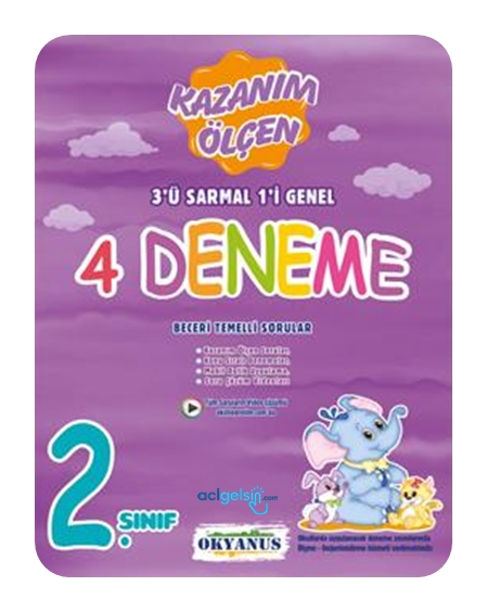 2.sınıf 4 Lü Deneme Okyanus Yayınları