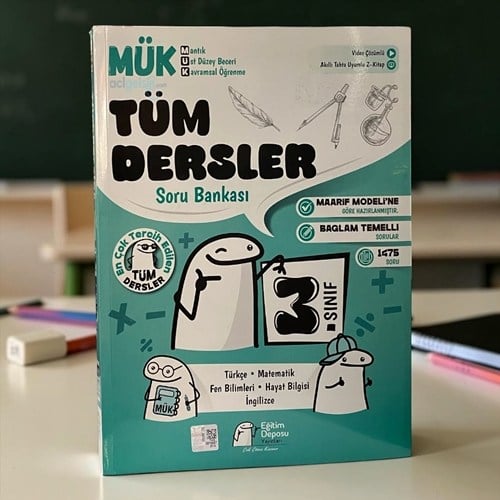 3.sınıf Mük Tüm Dersler Soru Bankası Eğitim Deposu Yayınları
