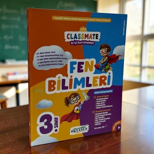 3. Sınıf Fen Bilimleri Classmate Soru Bankası Okyanus Yayınları