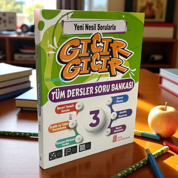 3. Sınıf Gıcır Gıcır Tüm Dersler Soru Bankası Ata Yayınları