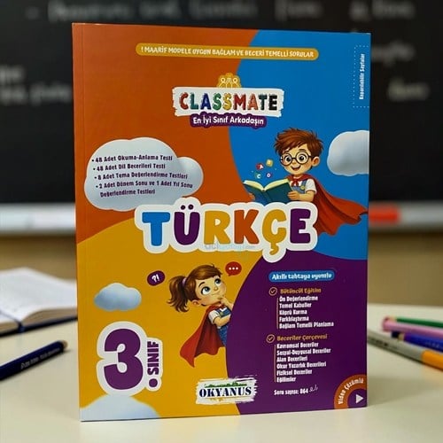 3. Sınıf Türkçe Classmate Soru Bankası Okyanus Yayınları