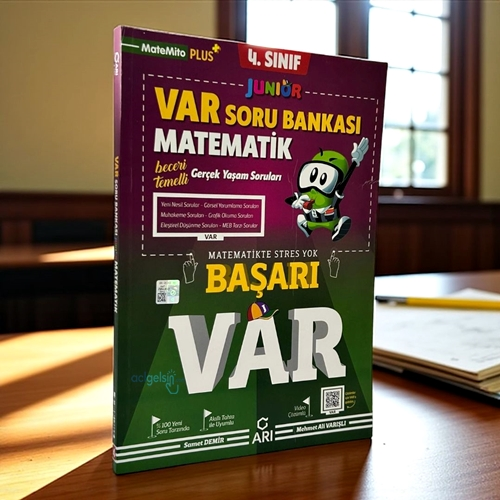 4. Sınıf Junior Matematik Var Soru Bankası Arı Yayınları