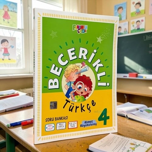 4. Sınıf Becerikli Türkçe Beceri Temelli Yeni Nesil Soru Bankası Fenomen Okul Yayınları