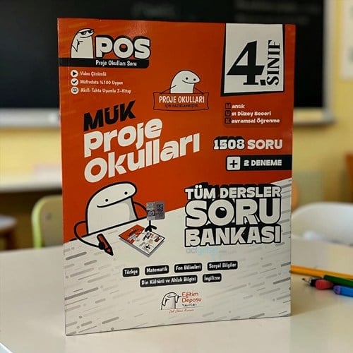 4. Sınıf Mük Proje Okulları Soru Bankası Eğitim Deposu Yayınları