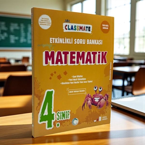 4. Sınıf Matematik Classmate Etkinlikli Soru Bankası Okyanus Yayınları