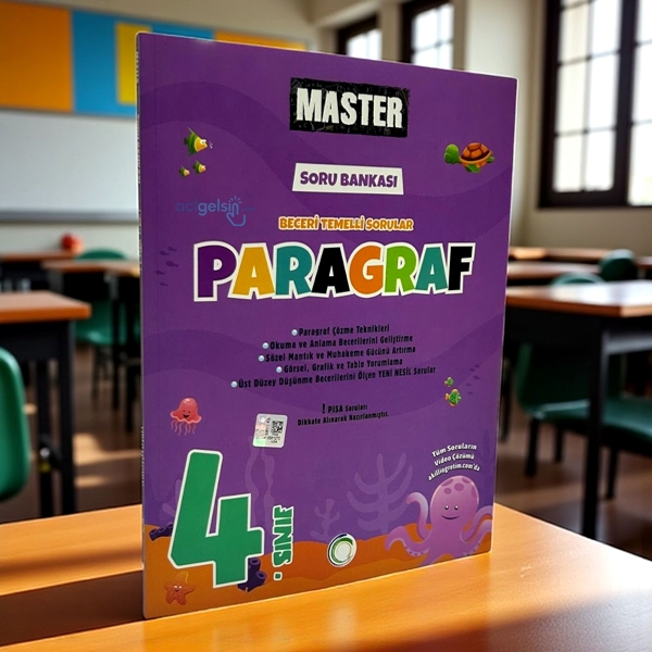 4. Sınıf Master Paragraf Soru Bankası Okyanus Yayınları
