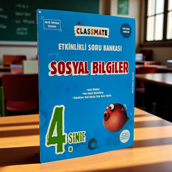 4.sınıf Classmate Sosyal Bilgiler Etkinlikli Soru Bankası Okyanus Yayınları
