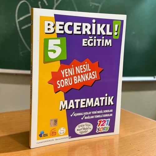 5.sınıf Becerikli Eğitim Matematik Yeni Nesil Soru Bankası Fenomen Yayınları