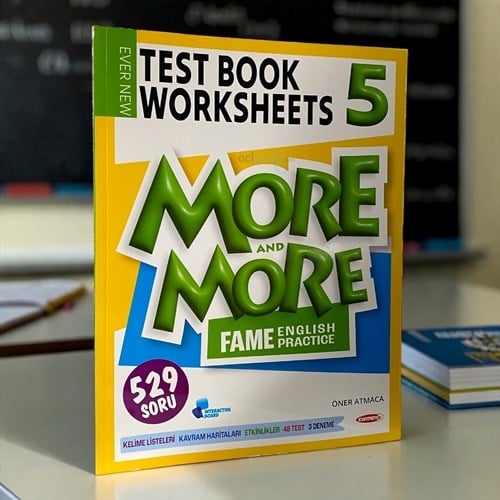 5.sınıf New More More English Fenomen Test Book Kurmay Elt Yayınları