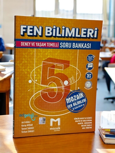 5.sınıf Fen Bilimleri Soru Bankası Mozaik Yayınları