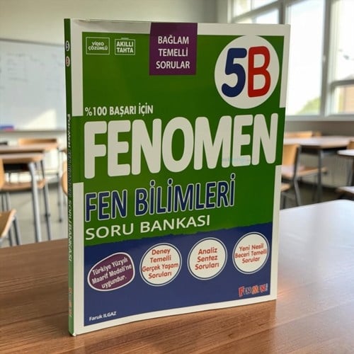 5.sınıf Fen Bılımlerı Soru Bankası Fenomen (b)