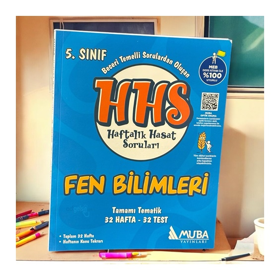5.sınıf Fen Bilimleri Haftalık Hasat Soruları Muba Yayınları