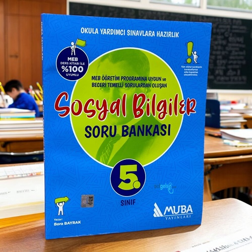 5. Sınıf Sosyal Bilgiler Soru Bankası Muba Yayınları