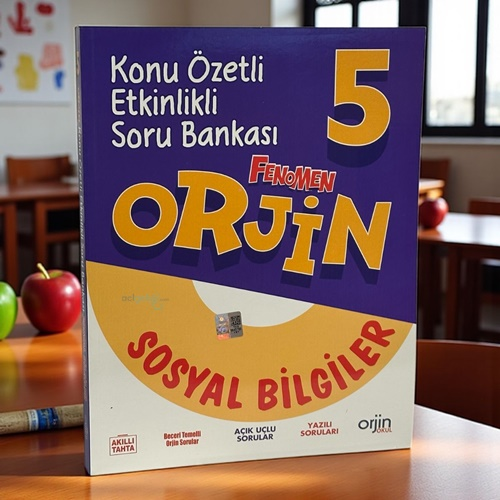 5.sınıf Sosyal Bilimler Konu Özetli Soru Bankası Fenomen Orjin Yayınları