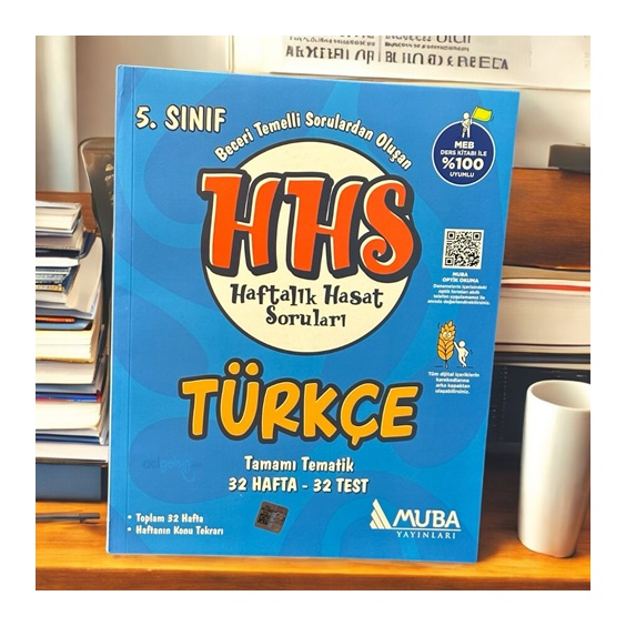 5.sınıf Hhs Türkçe Haftalık Hasat Soru Bankası Muba Yayınları
