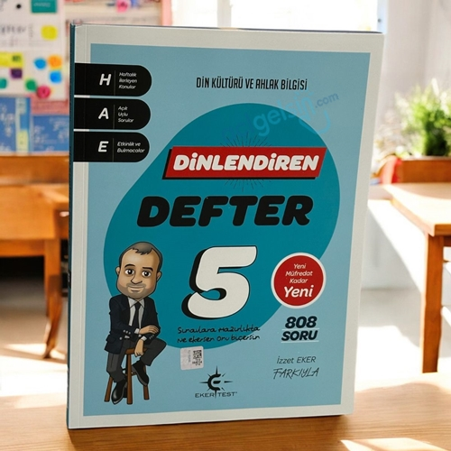 5. Sınıf Din Kültürü Ve Ahlak Bilgisi Dinlendiren Defter