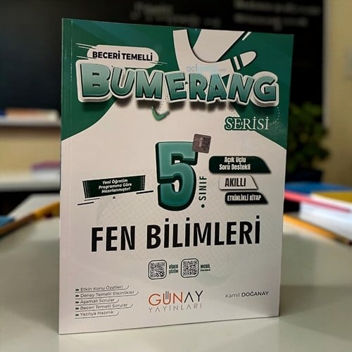 5.sınıf Bumerang Serisi Fen Bilimleri Etkinlikli Soru Bankası