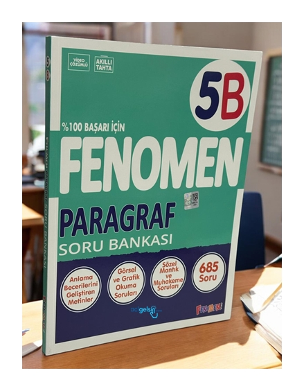 5.sınıf Fenomen Paragraf (b) Soru Bankası Kurmay Yayınları