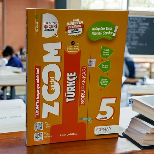 5. Sınıf Zoom Serisi Türkçe Soru Bankası Günay Yayınları