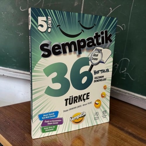 5. Sınıf Türkçe Sempatik 36 Haftalık Kazanım Denemeleri Sempatik Yayınları