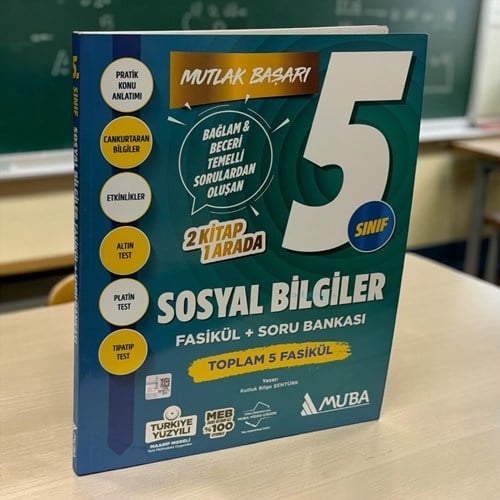 5. Sınıf Sosyal Bilgiler Fasikül Soru Bankası Muba Yayınları