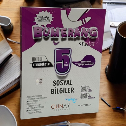 5.sınıf Bumerang Serisi Sosyal Bilgiler Etkinlikli Soru Bankası