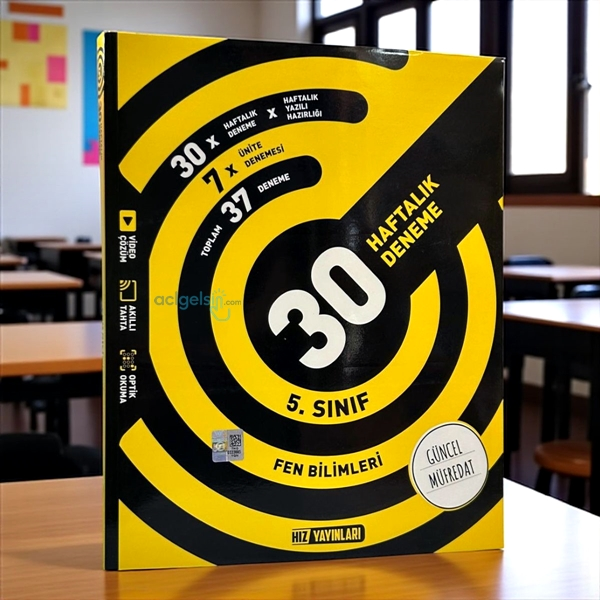 5. Sınıf Fen Bilimleri 30 Haftalık Deneme Hız Yayınları