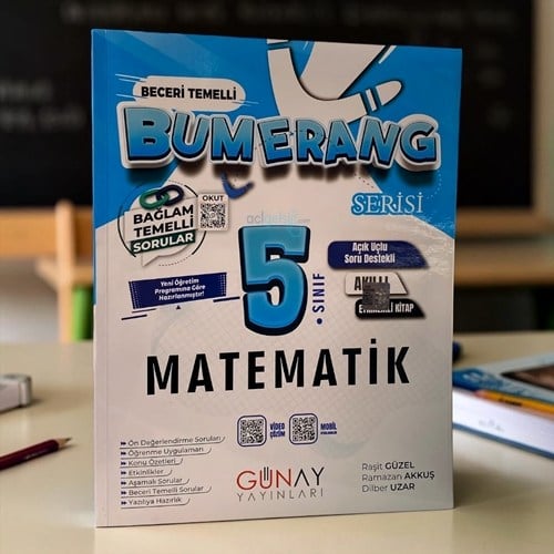 5. Sınıf Bumerang Serisi Matematik Etkinlikli Soru Bankası