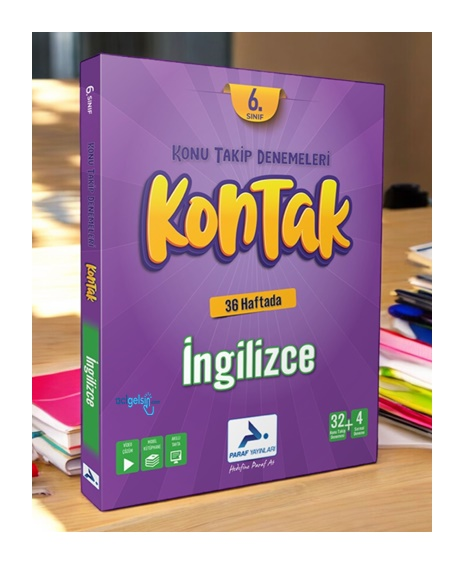 6.sınıf İngilizce Kontak Deneme Paraf Yayınları