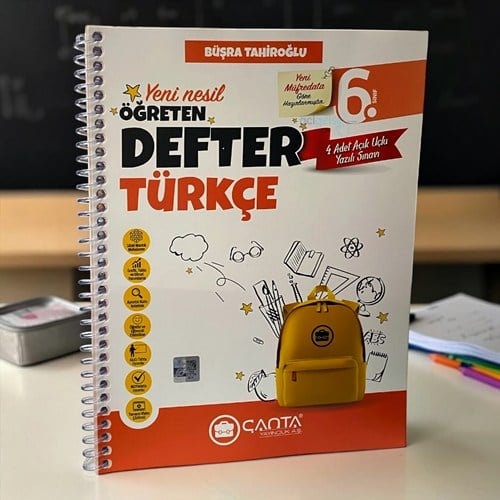 6. Sınıf Türkçe Öğreten Defter Çanta Yayınları